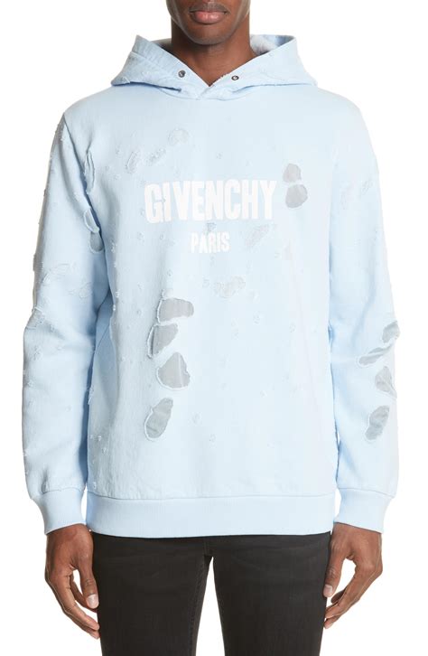 givenchy ripped hoodie replica|givenchy destroyed hoodie.